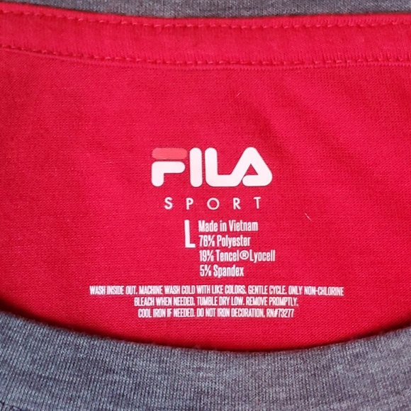 Fila sport long sleeve shirt size Large - Picture 5 of 7